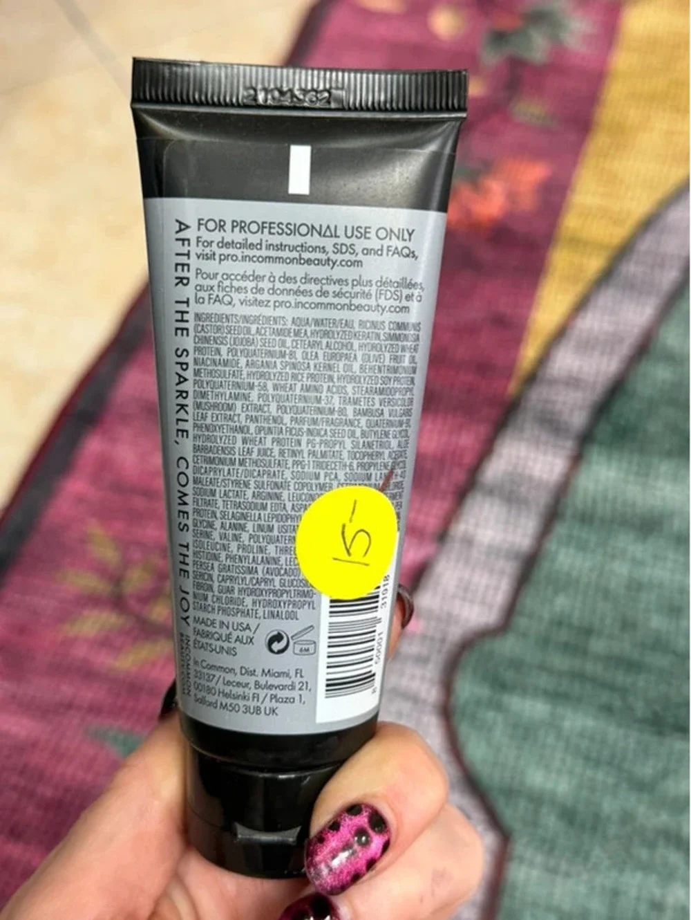 Professional leave in deep conditioning treatment